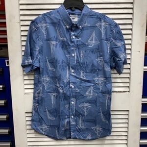 Old Navy Slim For Sail Boat Botton Down Shirt size Medium